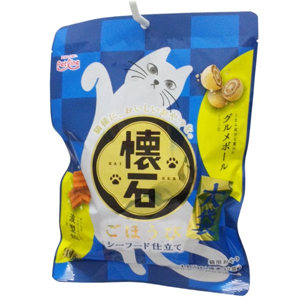 ペットライン 懐石 ごほうび シーフード仕立て 大袋 117g