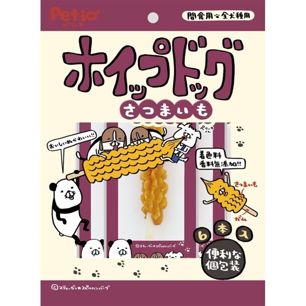 ペティオ ホイップドッグ さつまいも 6本