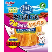 ペティオ 素材そのまま さつまいも 7歳からのやわらかスティックタイプ 260g