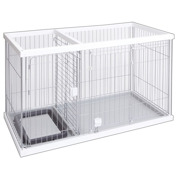 ペティオ トイレのしつけが出来る ドッグルームサークル ホワイト レギュラー(ホワイト レギュラー)