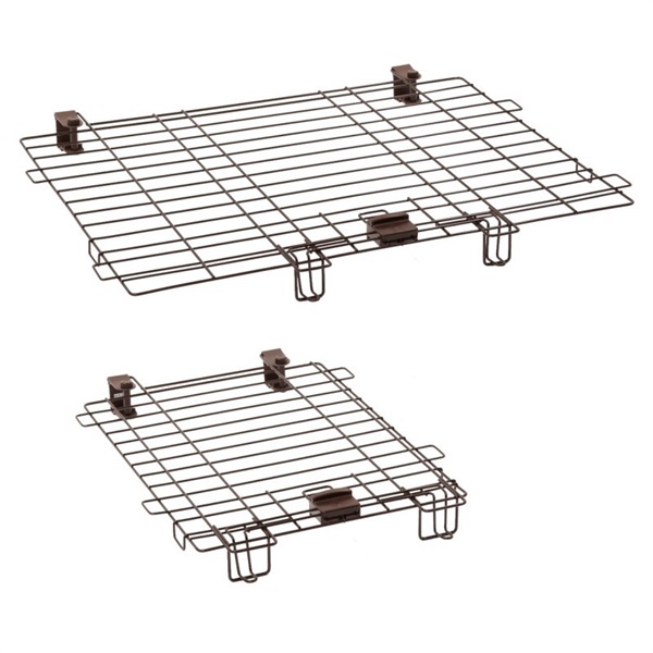 ペティオ トイレのしつけが出来る ドッグルームサークル ブラウン レギュラー専用屋根面