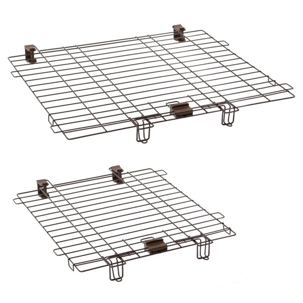 ペティオ トイレのしつけが出来る ドッグルームサークル ブラウン ワイド専用屋根面