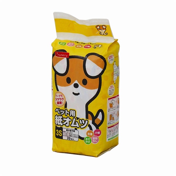 ペットライブラリー inuneru 紙オムツ３Ｓ 20枚