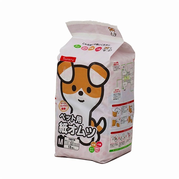 ペットライブラリー inuneru 紙オムツＭ 18枚(紙オムツＭ)