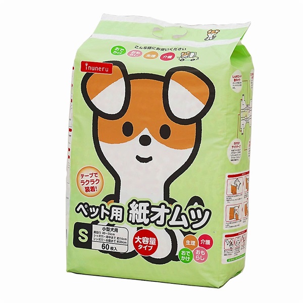 ペットライブラリー inuneru 紙オムツS 60枚