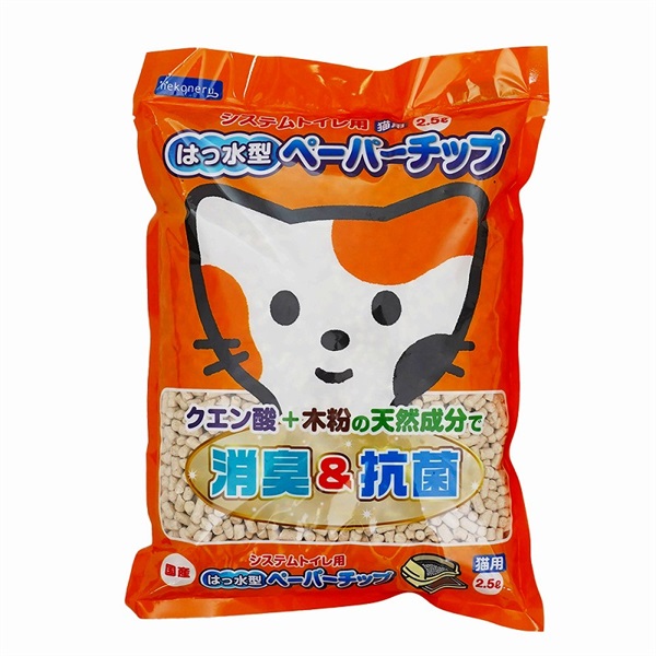 ペットライブラリー nekoneru システムトイレ用はっ水型ペーパーチップ 2.5L