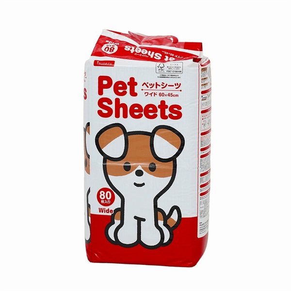ペットライブラリー inuneru ペットシーツワイド 80枚(ワイド)