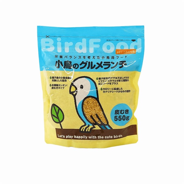 ペットライブラリー petitneru 小鳥のグルメランチ皮むき 550g(皮むき)