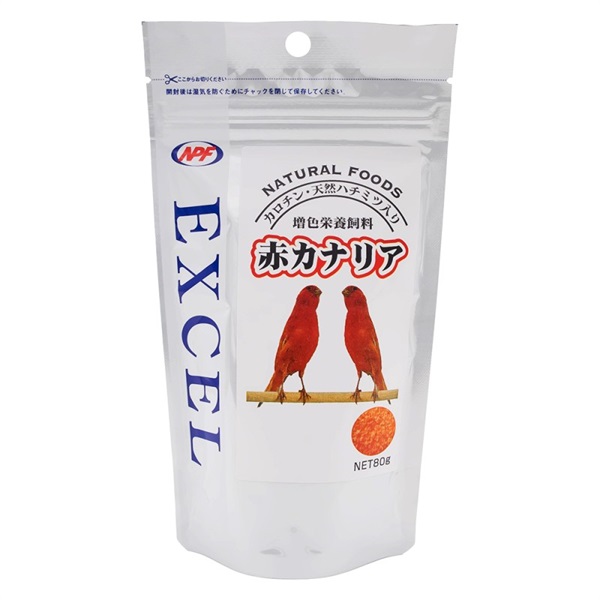 ナチュラルペットフーズ エクセル 赤カナリア 80g