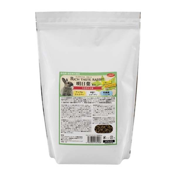 ナチュラルペットフーズ  PRO RICH TASTE ラビット 明日葉 850g
