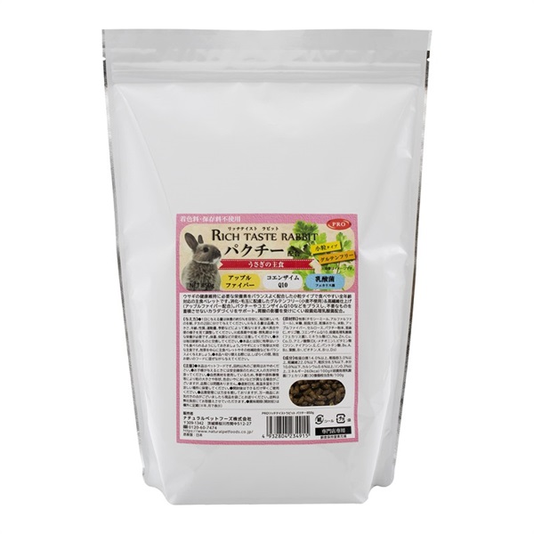 ナチュラルペットフーズ  PRO RICH TASTE ラビット パクチー 850g