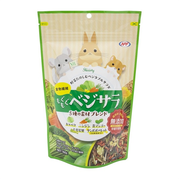 ナチュラルペットフーズ  ハーティー もぐもぐベジサラ 160g