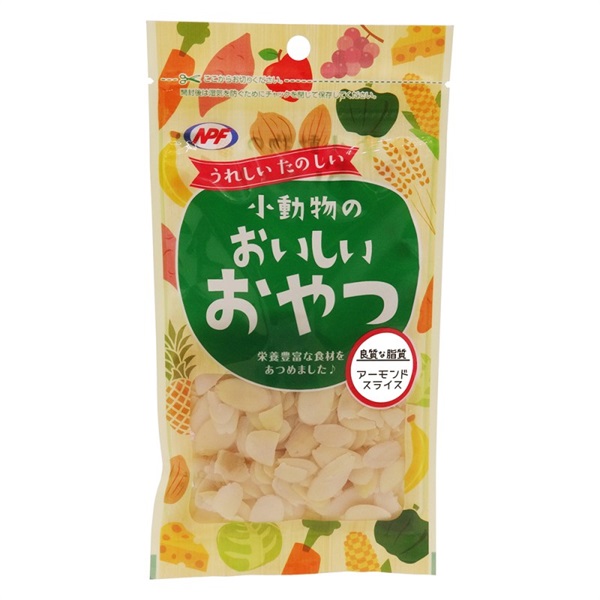ナチュラルペットフーズ  小動物のおいしいおやつ アーモンドスライス 30g