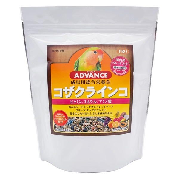 ナチュラルペットフーズ PRO ADVANCE コザクラインコ 650g｜主食