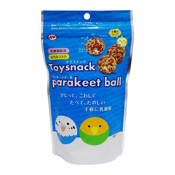 ナチュラルペットフーズ トイスナック パラキートボール 6個