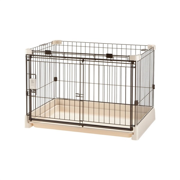 リッチェル  もっとお掃除簡単ペットサークル 90-60 アイボリー