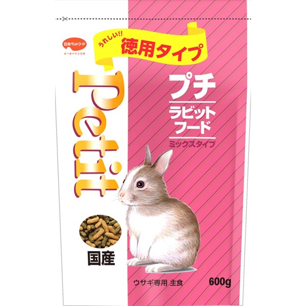 日本ペットフード プチラビットフード ミックスタイプ 600g
