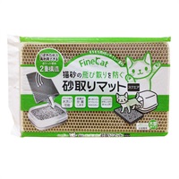 常陸化工 猫砂の飛び散りを防ぐマット スクエア