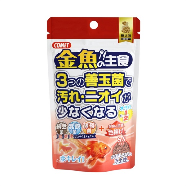 イトスイ コメット 金魚の主食納豆菌 色揚げ 小粒 40g+10g