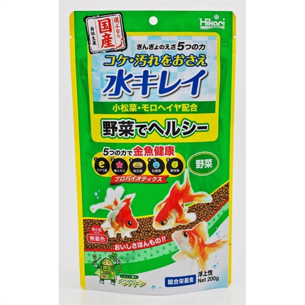 キョーリン ひかり きんぎょのえさ5つの力 野菜〈特小粒〉 200g(野菜)