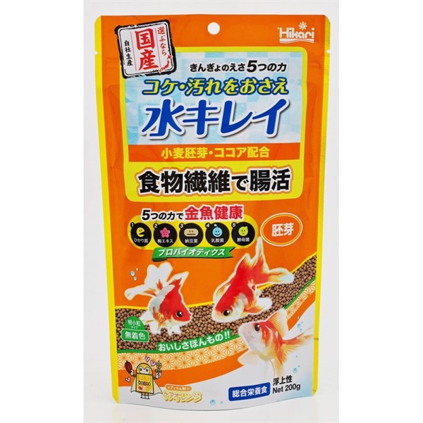 キョーリン ひかり きんぎょのえさ5つの力 胚芽〈特小粒〉 200g