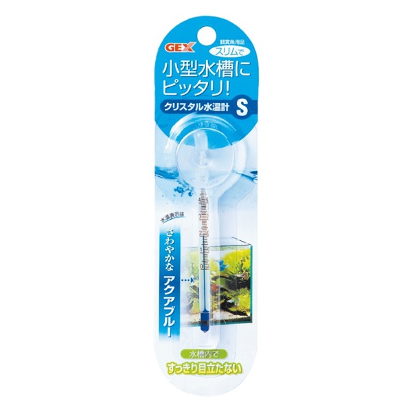ジェックス クリスタル水温計  Sアクアブルー