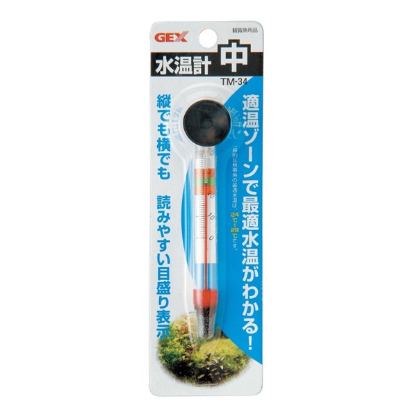 ジェックス 水温計 中 TM-34