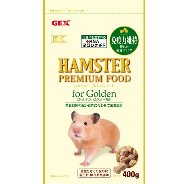 ジェックス ハムスタープレミアムフード ゴールデン専用 400g
