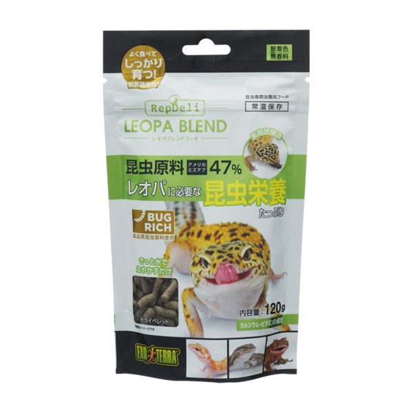◆ジェックス レオパブレンドフード 120g