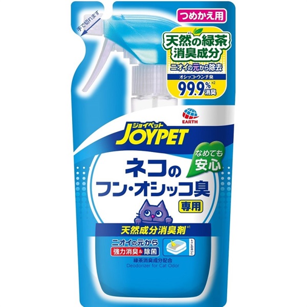 アース・ペット ジョイペット 天然成分消臭剤 ネコのフン・オシッコ臭専用詰替 240ml