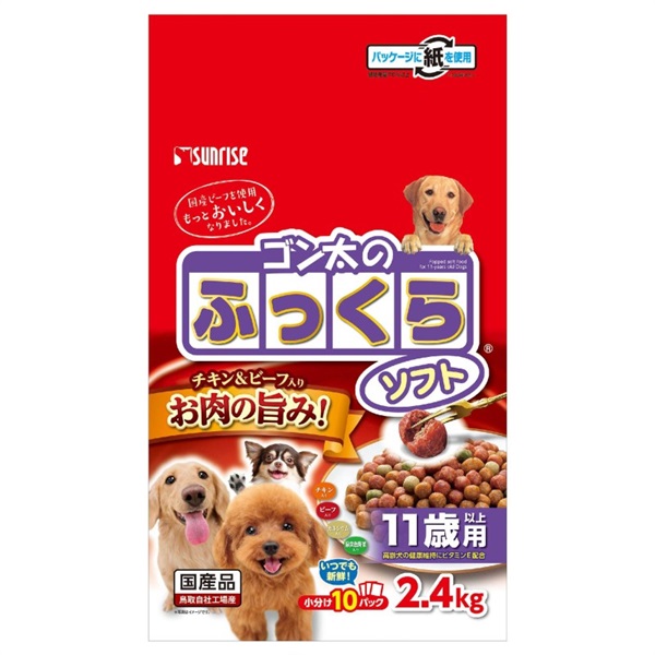 マルカン ゴン太のふっくらソフト 11歳以上用 2.4kg