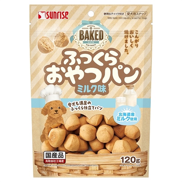 マルカン BAKED ふっくらおやつパン ミルク味 120g