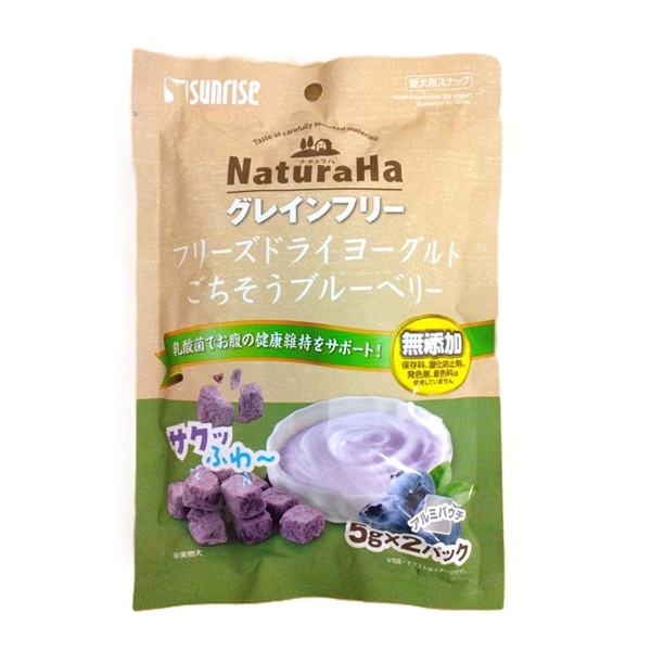 マルカン サンライズ ナチュラハ グレインフリー フリーズヨーグルト ごほうびブルーベリー 5gx2パック