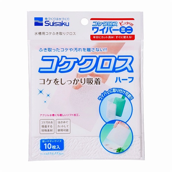 水作 おそうじらくらく コケクロスハーフ 10枚入り