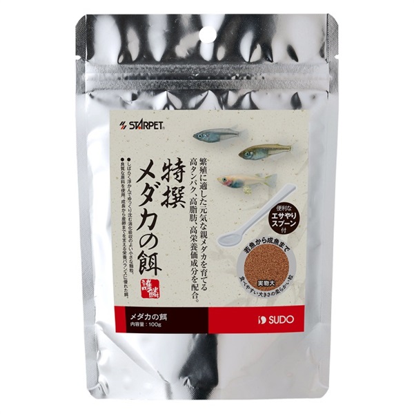 スドー スターペット 特撰メダカの餌 100g