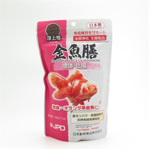 ニチドウ JPD 金魚膳 増体・色揚 浮上性  220g
