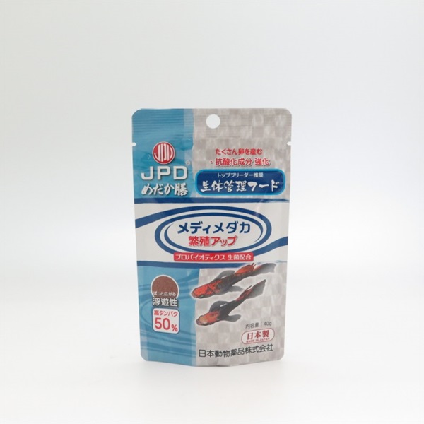 ニチドウ JPD めだか膳メディメダカ 繁殖アップ 40g