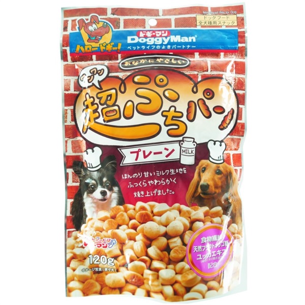 ドギーマン おなかにやさしい ワンワン超ぷちパン 120g(超ぷちパン)