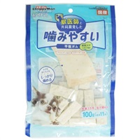 ドギーマン ホワイデント 噛みやすい 平板ガム 野菜入り 100g(標準11本)