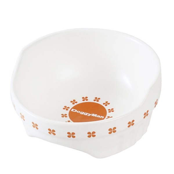 ドギーマンハヤシ 便利なクローバー陶製食器 M