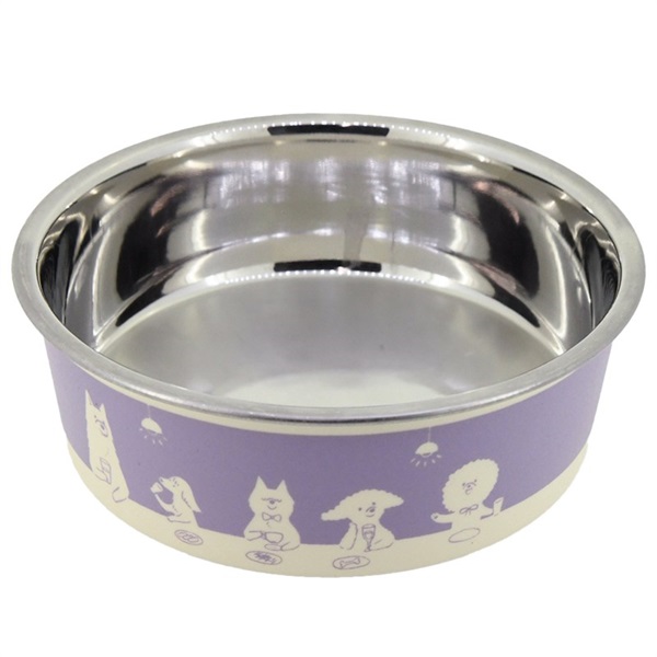 ドギーマン ステンレスの食器 ごはんにゃわん 犬用 ビストロ MINI(ビストロ)