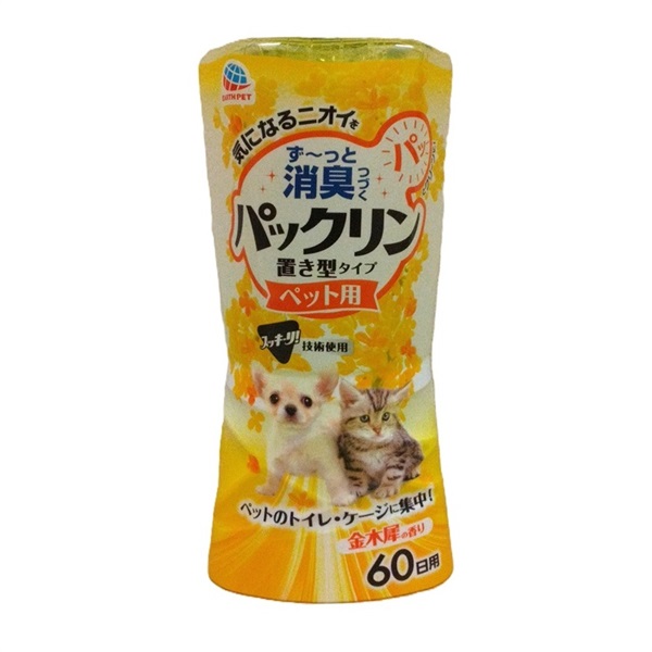 アースペット パックリン 置き型タイプ ペット用 金木犀の香り 60日用 400ml(金木犀の香り 60日用 400ml)